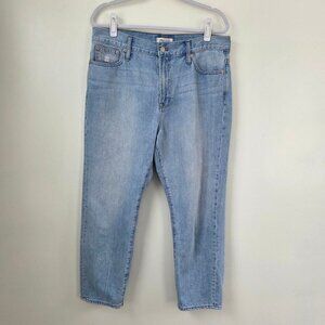 Madewell Light Wash Straight Leg Jeans